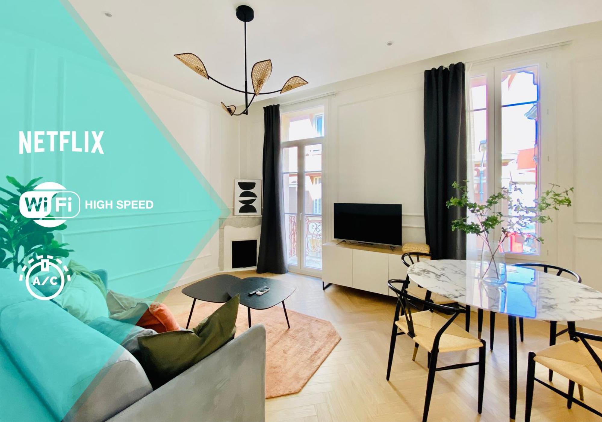 Newly Renovated Apartment With Balcony, Ac, Fiber Internet Monte-Carlo Extérieur photo